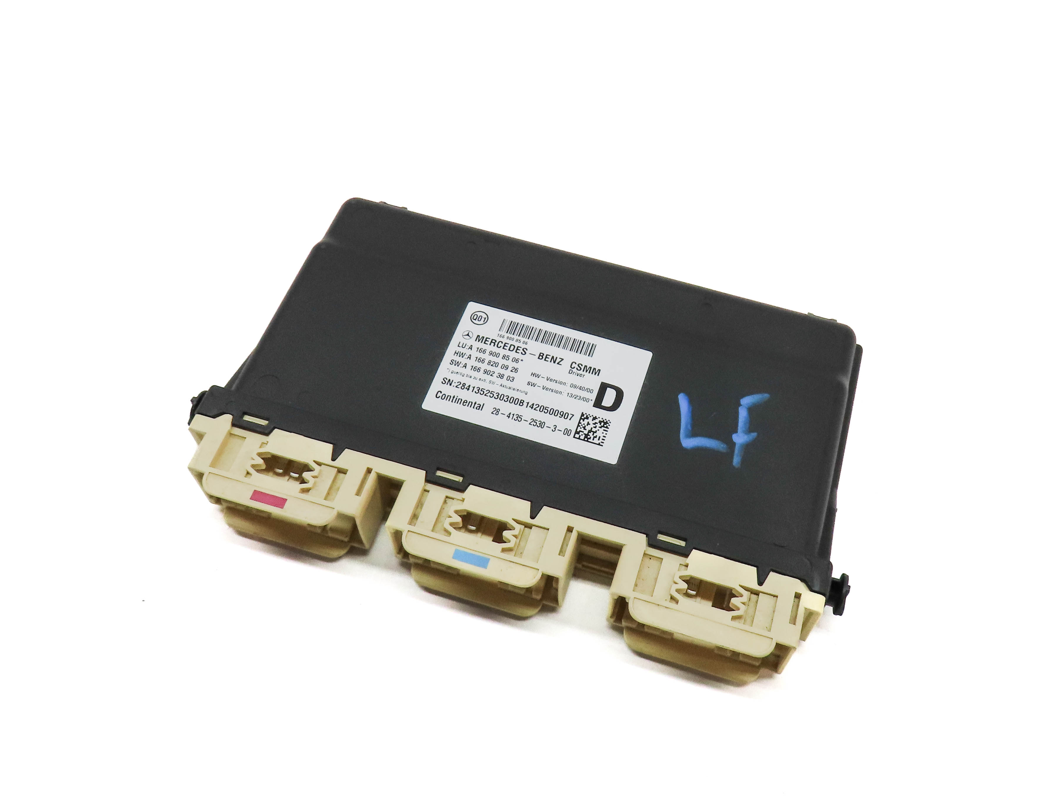 2014 MERCEDES GL450 (X166) FRONT LEFT DRIVER SEAT CONTROL MODULE — exact item pictured